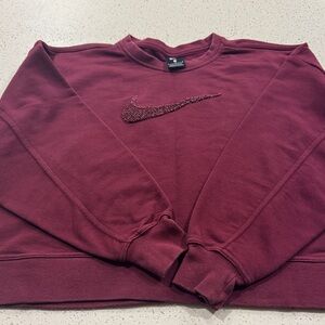 Nike Women’s Maroon Crewneck Sweater